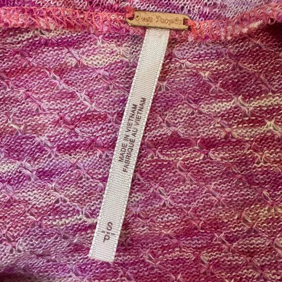 Free People Golden Hour Top in Strawberry Fields Off the Shoulder Size Small NWT - Picture 5 of 7